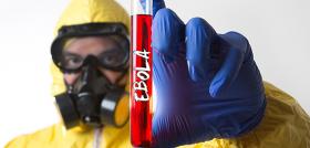 Man in PPE Ebola